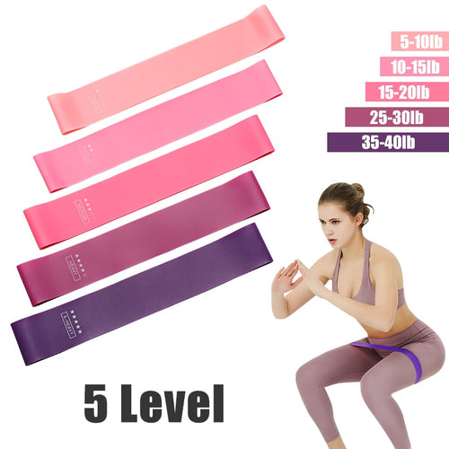 Yoga Crossfit Resistance Bands 5 Level Rubber Training Pull Rope